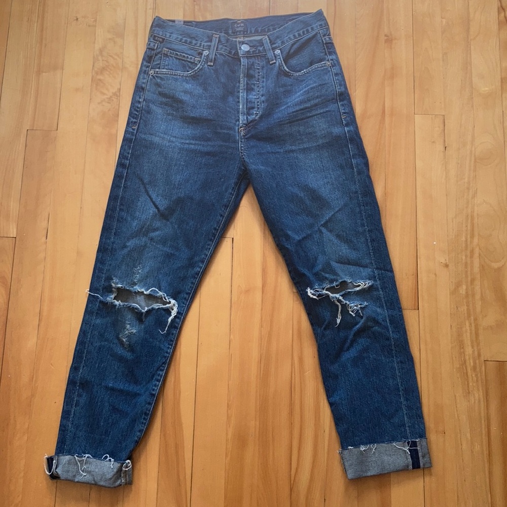 Citizens of Humanity Liya High Rise Cropped Jeans